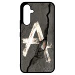 Coque pour samsung galaxy a34 silicone anarchie tag dessin metal rebelle peinture fissure expression ...