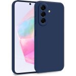 Coque samsung galaxy a36 5g - silicone tpu double couche antichoc, ultra protectrice bleu fonc