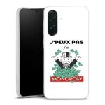 Coque samsung galaxy a37 5g je peux pas j'ai monopoly housse silicone, protection optimale - motif jeux ...