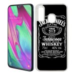 Coque pour samsung galaxy a40 - jack daniels logo