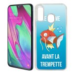 Coque pour samsung galaxy a40 - pok�mon le calme avant la trempette magicarpe