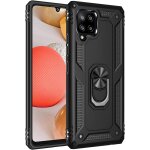 Coque pour samsung galaxy a42 5g + 9h verre tremp, etui protection tpu / pc souple durable avec support ...