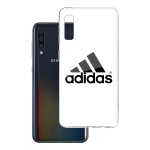 Coque pour samsung galaxy a50 - adidas logo blanc