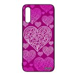 Coque samsung galaxy a50 silicone cur love symbole etui amour cadeau saint valentin housse fille rose ...