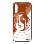 Coque samsung galaxy a50 silicone yin et yang cover couleur cadeau de noel housse telephone yoga ying ...