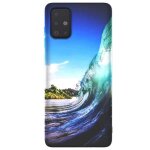 Coque pour samsung galaxy a51 wave wall nature