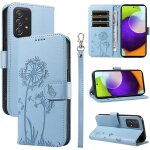 Coque pour samsung galaxy a52 4g / 5g / a52s 5g, housse en cuir pu premium etui a rabat pochette de portefeuil ...