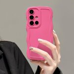 Coque pour samsung galaxy a52 4g / 5g a52s 5g, housse de protection wave frame etui en ultra l�ger et ...