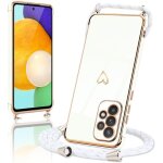 Coque pour samsung galaxy a52 4g / 5g / a52s 5g silicone avec collier / motif coeur d'amour mignon etui ... Coque pour samsung galaxy a52 4g / 5g / a52s 5g silicone avec collier / motif coeur d'amour mignon etui ...