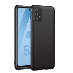 Coque samsung galaxy a52 4g / a52 5g souple noire flexible en gel tpu silicone antichoc samsung galaxy ...