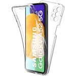 Coque pour samsung galaxy a52 5g, coque 360 protection integral arrière rigide avant souple transparent ... Coque pour samsung galaxy a52 5g, coque 360 protection integral arrière rigide avant souple transparent ...