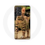 Coque pour samsung galaxy a52 bengal race de chats dessin anim�
