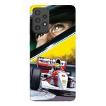 Coque pour samsung galaxy a53 f1 ayrton senna mclaren legend formule 1 maniacase