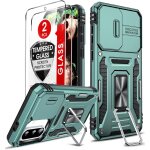 Coque pour samsung galaxy a56 / a 56 5g antichoc avec protection camra coulissante, 2 * verre tremp, ...