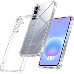 Coque pour samsung galaxy a57 5g, protection silicone anti - rayures antichoc transparent - e. f. connection ...