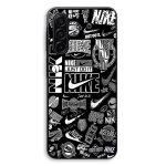 Coque pour samsung galaxy a57 nike air logo graffiti noir et blanc maniacase