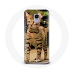 Coque pour samsung galaxy a6 2018 bengal race de chats dessin anim�