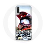 Coque samsung galaxy a70 casque motocross