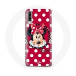 Coque samsung galaxy a70 minnie mouse dessin anim� rouge