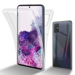 Coque pour samsung galaxy a71 5g en transparent 360 full body housse de protection etui protection frontale ... Coque pour samsung galaxy a71 5g en transparent 360 full body housse de protection etui protection frontale ...