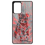Coque samsung galaxy a72 silicone chat cadeau azteque tigr� petit mignon plume rigide animal souple color� ...