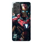 Coque pour samsung galaxy a73 iron man combat maniacase
