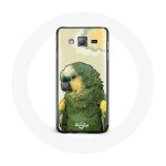 Coque pour samsung galaxy grand prime amazone perroquets vert