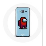 Coque pour samsung galaxy grand prime among us jeu vido fond bleu