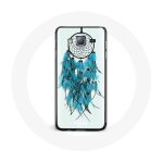 Coque pour samsung galaxy grand prime attrape rve bleu fond blanc