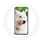 Coque pour samsung galaxy grand prime chien samoy�de blanc