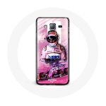 Coque pour samsung galaxy grand prime formule 1 sergio prez pilote de f1 rose