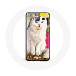 Coque pour samsung galaxy j5 turc de van chat blanc aux yeux bleu et jaune