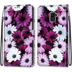 Coque pour samsung galaxy j6 2018 / j600, etui en cuir pu portefeuille housse coque avec 360 degres silicone ...