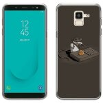 Coque pour samsung galaxy j6 tapette souris indiana jones