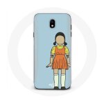 Coque pour samsung galaxy j7 2017 squid game la poup�e g�ante de jeu