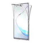 Coque pour samsung galaxy note 10 plus - housse etui 360 integrale transparent 2 parties avant arriere ...