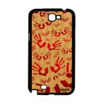 Coque samsung galaxy note 2 en bois silicone empreinte main swag rouge mobile de Coque samsung galaxy note 2 en bois silicone empreinte main swag rouge mobile de