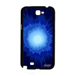 Coque samsung galaxy note 2 silicone explosion original housse tendance texture case bleu soleil smartphone ...