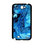 Coque samsung galaxy note 2 silicone peinture nature moderne marbre motif color� texture personnalis� ...