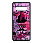 Coque samsung galaxy note 8 silicone monsieur moustache graf portable lunette de
