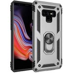 Coque pour samsung galaxy note 9 coque, silicone souple et pc dur coque avec support b�quille m�tal multi ...