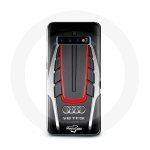 Coque pour samsung galaxy s10 plus audi s8 logo rouge