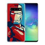 Coque pour samsung galaxy s10 iron man design affiche