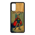 Coque samsung galaxy s20 bois silicone super papy smartphone heros papi housse humour grands peres comics ...