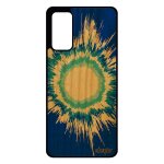 Coque samsung galaxy s20 fe bois silicone explosion bleu antichoc design galaxie motif noir cadeau effet ...