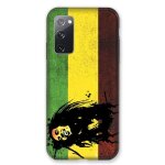 Coque renforc�e pour samsung galaxy s20 fe / s20fe bob marley drapeau