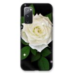 Coque renforc�e pour samsung galaxy s20 fe / s20fe fleur rose blanche