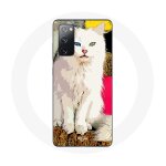 Coque pour samsung galaxy s20 fe turc de van chat blanc aux yeux bleu et jaune