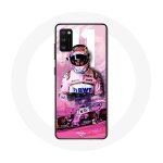 Coque pour samsung galaxy s20 plus formule 1 sergio p�rez pilote de f1 rose