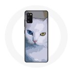 Coque pour samsung galaxy s20 turc de van chat oeil bleu et oeil jaune